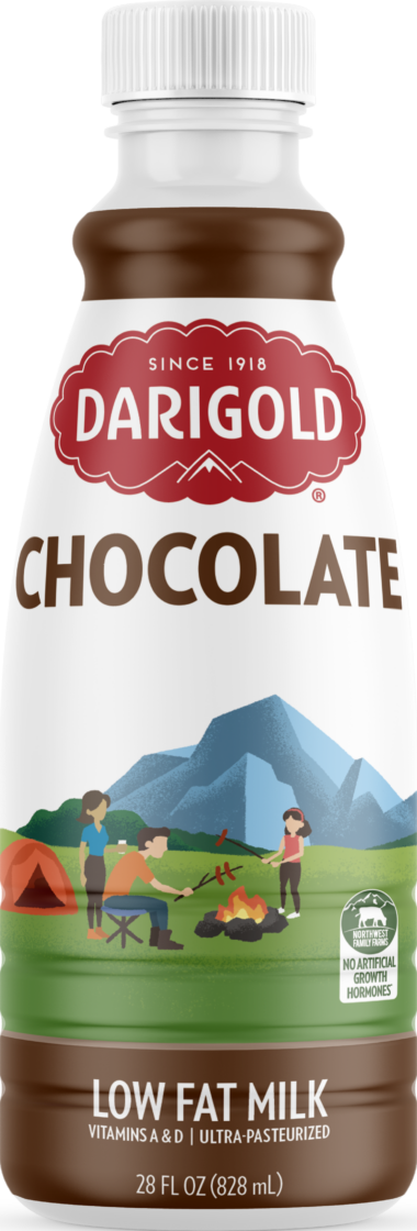 Chocolate Milk | 1% Low Fat | 28oz Bottle | Darigold